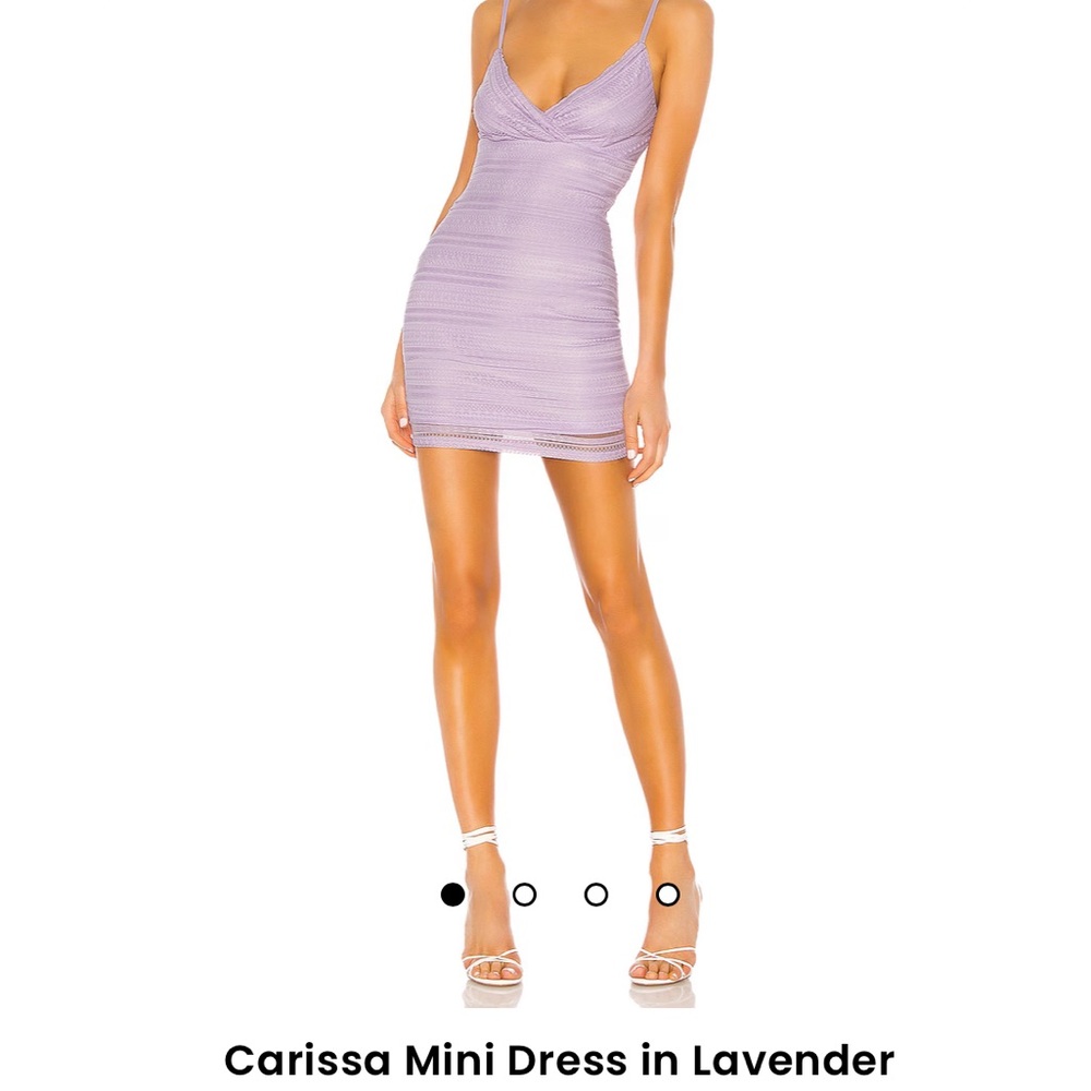 Carissa Mini Dress in Lavender